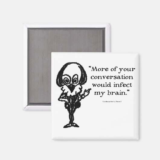 シェークスピア侮辱コリオリヌス マグネット (正面/裏面)