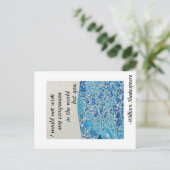 シェークスピア友好引用文 ポストカード (スタンド正面)