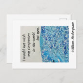 シェークスピア友好引用文 ポストカード (正面/裏面)