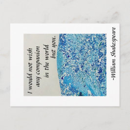 シェークスピア友好引用文 ポストカード