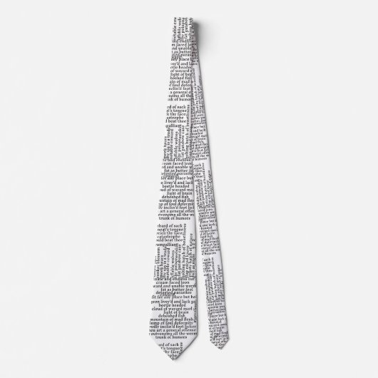 シェークスピア島一覧おもしろい劇場 ネクタイ (正面)