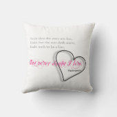 シェークスピア引用文ラブバレンタインSqP2について クッション (裏面)