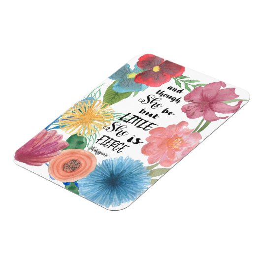 シェークスピア引用文彼女は小さく激しい磁石である マグネット (左側)