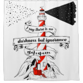 シェークスピア引用文12日目の夜 シャワーカーテン (正面)