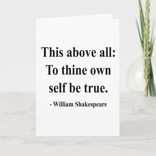 シェークスピア引用文8a カード (正面)