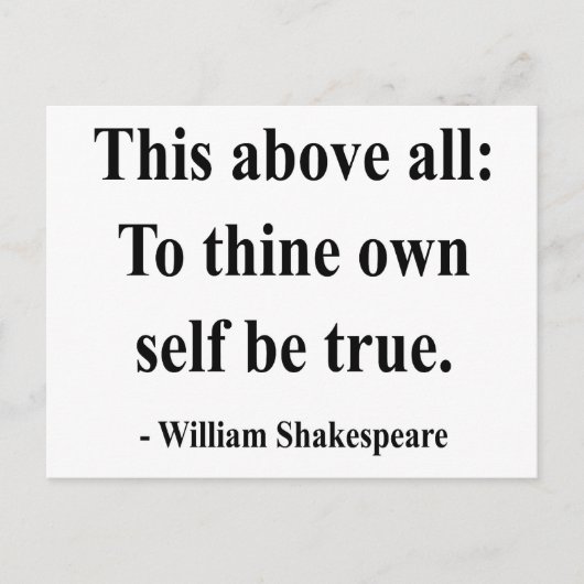 シェークスピア引用文8a ポストカード (正面)