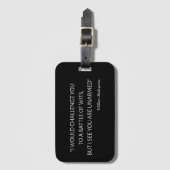 シェークスピア引用文 – ウィッツの戦い ラゲッジタグ (正面縦)