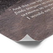 シェークスピア引用文:バッファローロードポスターで曲げる ポスター (角)