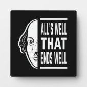 シェークスピア引用文 フォトプラーク (正面)