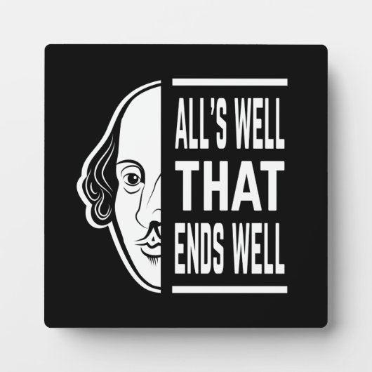 シェークスピア引用文 フォトプラーク (正面)