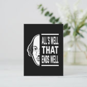 シェークスピア引用文 ポストカード (スタンド正面)