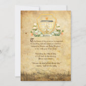 シェークスピア引用文 |何も起こらない大騒ぎ 招待状 (正面)