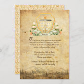 シェークスピア引用文 |何も起こらない大騒ぎ 招待状 (正面/裏面)