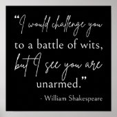 シェークスピア引用文- Battle Of Wits II ポスター (正面)