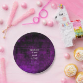 シェークスピア感動的ロマンチックな愛引用文 ペーパープレート (パーティー)