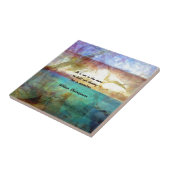 シェークスピア感動的引用文の運命について タイル (側面)