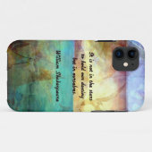 シェークスピア感動的引用文の運命について Case-Mate iPhoneケース (裏面(横))