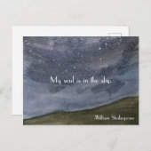 シェークスピア感動的引用文 ポストカード (正面/裏面)