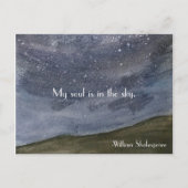 シェークスピア感動的引用文 ポストカード (正面)