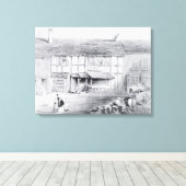 シェークスピア発祥の地 キャンバスプリント (インサイチュ (ウッドフロア))