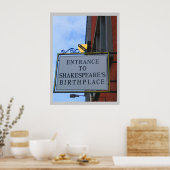シェークスピア発祥の地 ポスター (キッチン)
