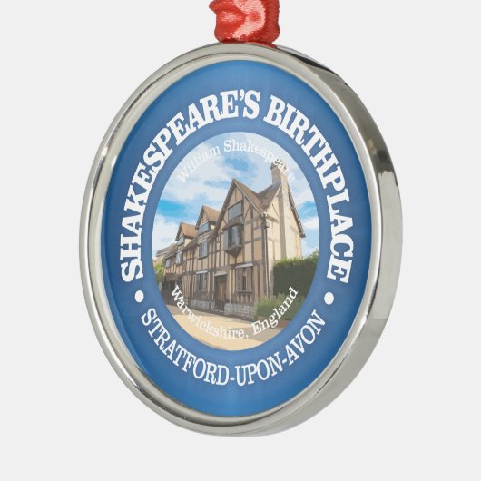 シェークスピア発祥の地 メタルオーナメント (左)