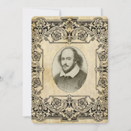 シェークスピア結婚式招待状 招待状