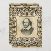 シェークスピア結婚式招待状 招待状 (正面/裏面)