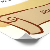 シェークスピア自撮おもしろい影 ポスター (角)