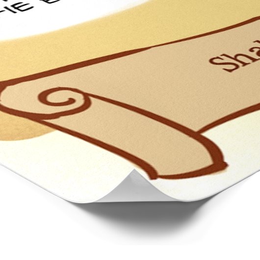 シェークスピア自撮おもしろい影 ポスター (角)