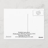 シェークスピア誕生日1913 ポストカード (裏面)