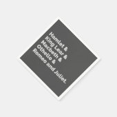 シェークスピア遊I スタンダードカクテルナプキン (角)