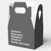 シェークスピア遊I フェイバーボックス (オープン)