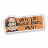 シェークスピア遠くにの侮辱「あのいたずらっおもしろいて」 シール (正面)