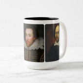 シェークスピア3名ポートレートマグ ツートーンマグカップ (正面右)