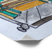 シェークスピア&ココ書店 |セーヌ，パリ ポスター (角)