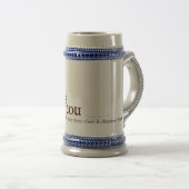 シェークスピア・ソネット116愛は愛ではない ビールジョッキ (正面右)