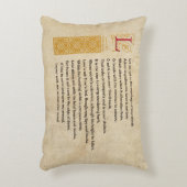 シェークスピア・ソネット116(CXVI)オンパーチメント アクセントクッション (正面(垂直))