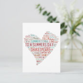 シェークスピア・ソネット18 ポストカード (スタンド正面)