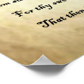 シェークスピア・ソネット29 ポスター (角)