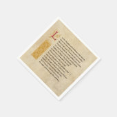 シェークスピア・ソネット3 (III)仮釈放者 スタンダードカクテルナプキン (角)