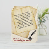 シェークスピア・ラブコンクテーション結婚式招待状 招待状 (スタンド正面)