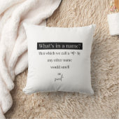 シェークスピア・ロミオ&ジュリエット – 名前は何か クッション (ブランケット)