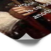 シェークスピア「他人の目を通して」知恵引用文 ポスター (角)