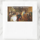 シェークスピア&彼のキャラクターのシール 長方形シール (バッグ)