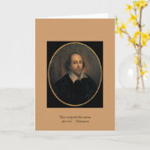 シェークスピア「愛の慰め」グリーティングカード カード (黄色い花)