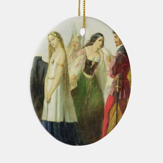 シェークスピア(油からのキャラクターの行列 セラミックオーナメント (右)