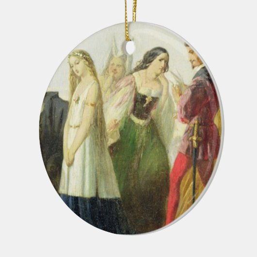 シェークスピア(油からのキャラクターの行列 セラミックオーナメント (左)