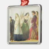 シェークスピア(油からのキャラクターの行列 メタルオーナメント (左)