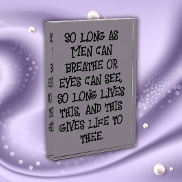 シェークスピア – 男性の限り…... | フォトブロック